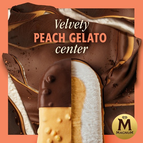 Magnum Signature Peach Ice Cream Sticks thumbnail 2