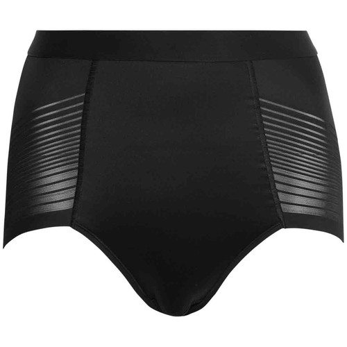 M&S Womens Body Define Firm Control No VPL Briefs, 16, Black thumbnail 3