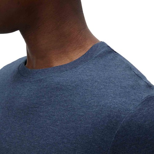 M&S Mens Pure Cotton Crew Neck T-Shirt, S, Denim thumbnail 5