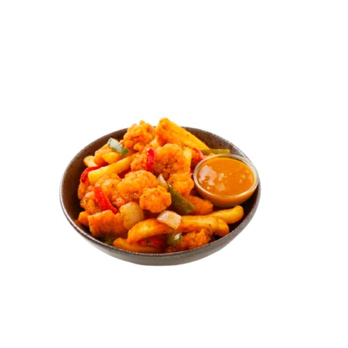 Fit Foods High Protein Salt & Chilli Chicken with Chips & Curry Sauce thumbnail 2