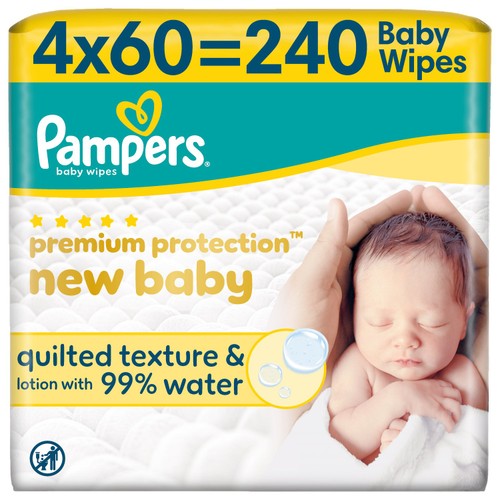 Pampers New Baby Wipes 4x thumbnail 5
