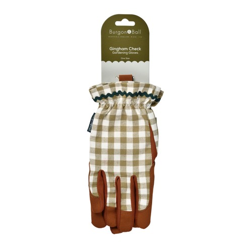 Burgon & Ball Colour Collection Gloves Olive Check thumbnail 2