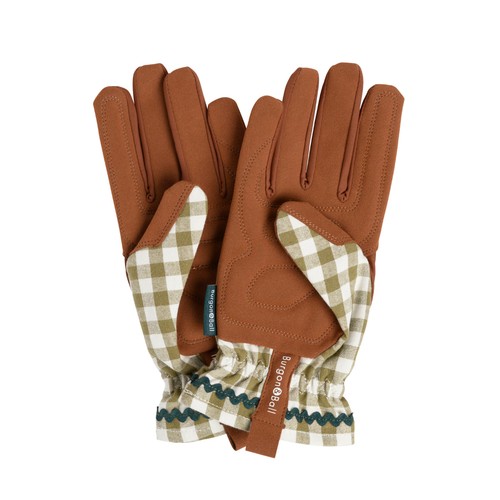 Burgon & Ball Colour Collection Gloves Olive Check thumbnail 3