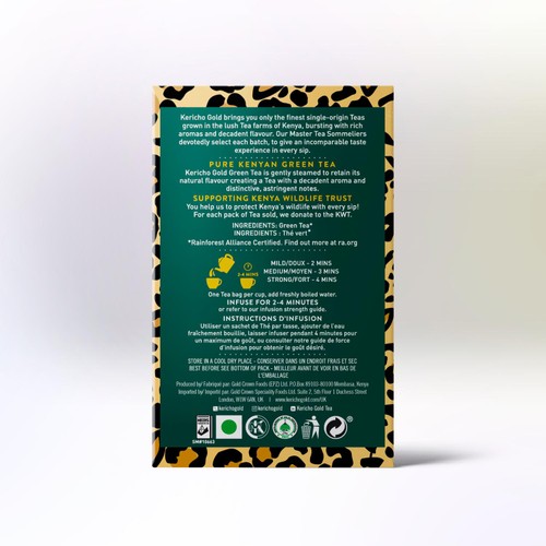 Kericho Gold Pure Kenyan Green Tea 40s thumbnail 2