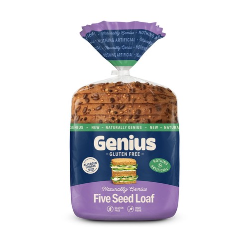 Genius - Naturally Genius Gluten Free Five Seed Loaf
