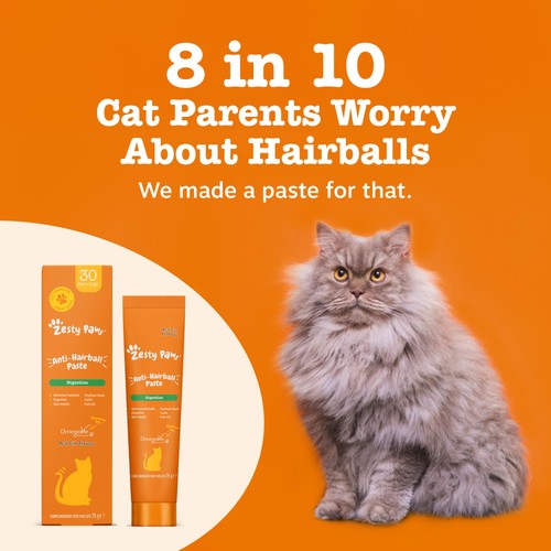 Zesty Paws Anti-Hairball Paste For Cat thumbnail 8