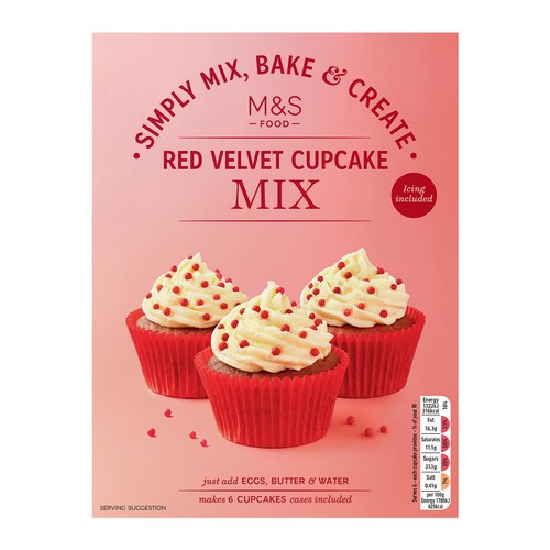 M&S Red Velvet Cupcake Mix thumbnail 2