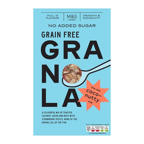 M&S No Added Sugar Grain Free Granola thumbnail 2