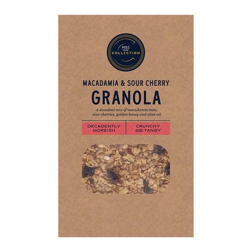 M&S Collection Macadamia & Sour Cherry Granola thumbnail 3