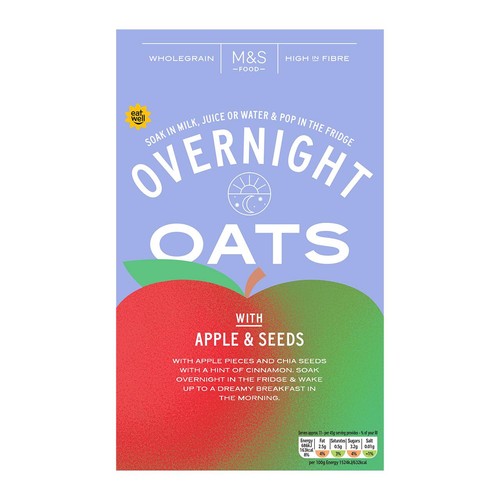 M&S Overnight Oats With Apple & Seeds thumbnail 2