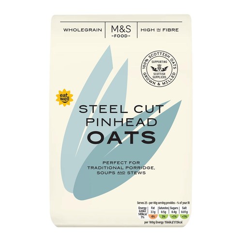 M&S Steel Cut Pinhead Oats thumbnail 2