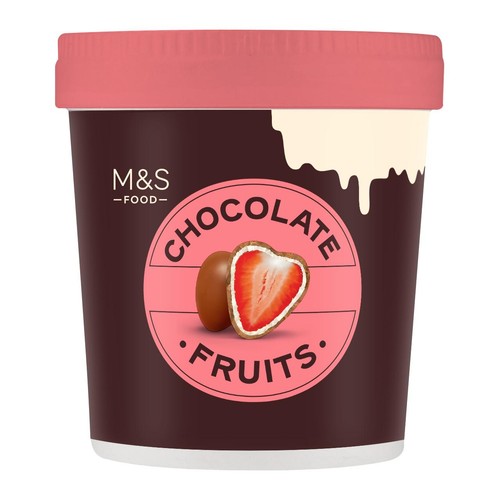 M&S Milk & White Chocolate Enrobed Frozen Strawberries