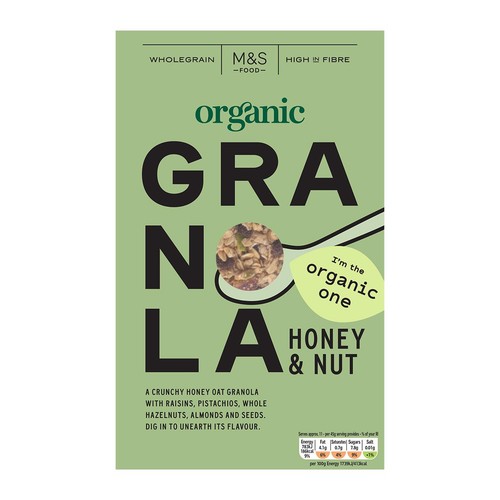 M&S Organic Honey & Nut Granola thumbnail 2