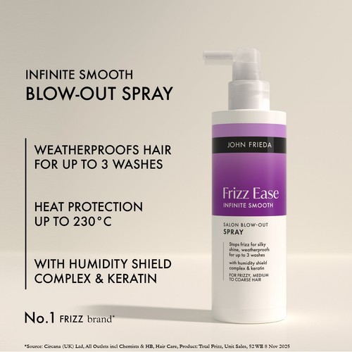 John Frieda Frizz Ease Infinite Smooth Blow Out Spray thumbnail 2