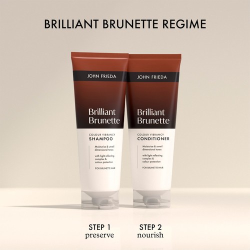 John Frieda Brilliant Brunette Colour Vibrancy Shampoo thumbnail 5