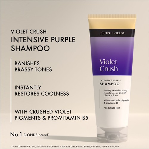 John Frieda Violet Crush Intensive Purple Shampoo thumbnail 3