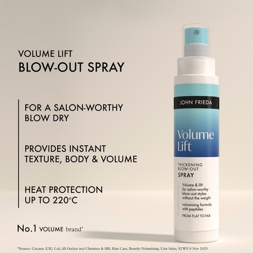 John Frieda Volume Lift Thickening Blow Out Spray thumbnail 3