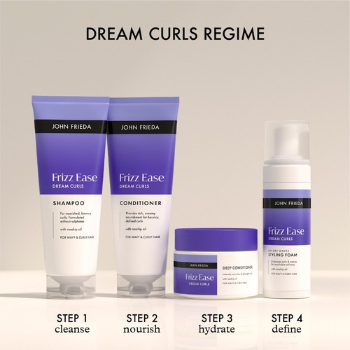 John Frieda Frizz Ease Dream Curls Air Dry Waves Styling Foam thumbnail 5