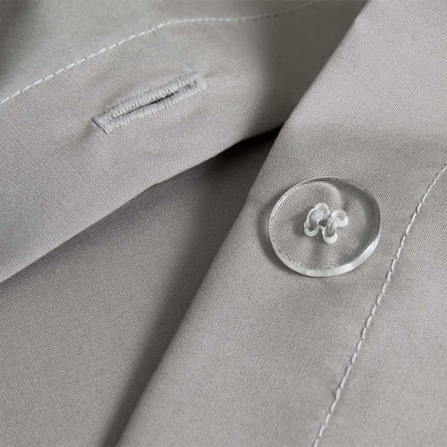 M&S Egyptian Cotton 230 Thread Count Duvet Cover, Super King, Smoke thumbnail 3