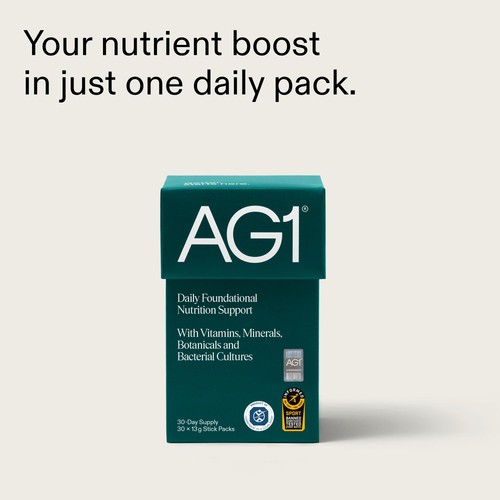 AG1 Supplement 30 Serving thumbnail 3