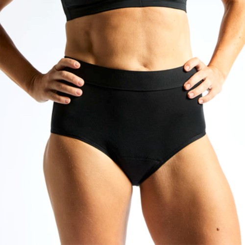 Jude Washable Absorbent High Waist Pants Black Medium thumbnail 2