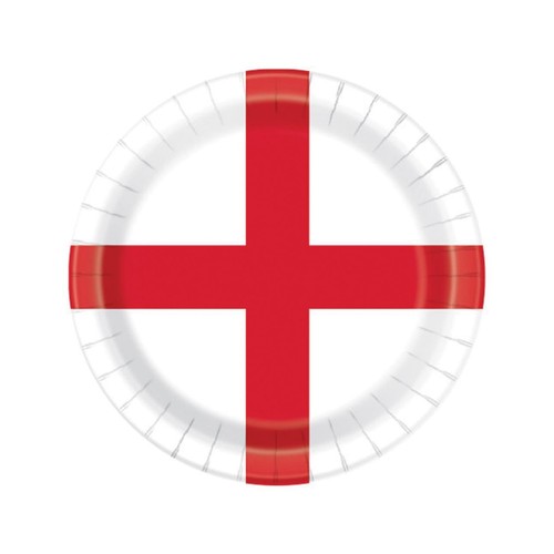 Unique Party England Flag Paper Plates