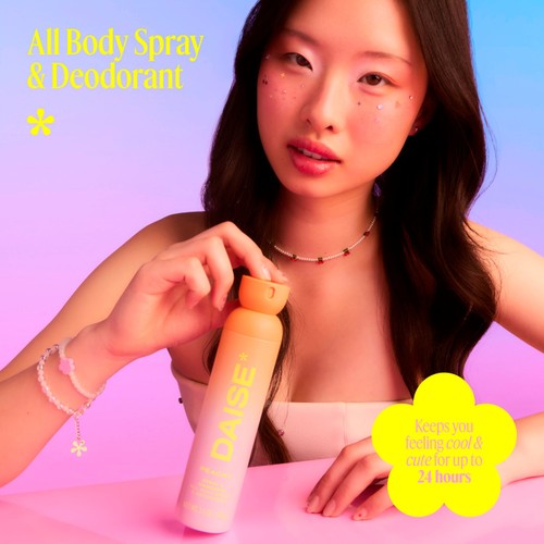 DAISE Peachy All Body Spray & Deodorant in Berry & Mandarin thumbnail 3