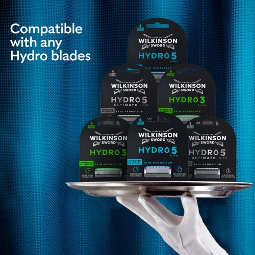 Wilkinson Sword Hydro 5 Razors for Men, Razor Handle with 9 Blade Refills thumbnail 6