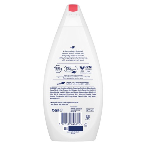 Dove Advanced Care Juicy Hydrate Body Wash thumbnail 7