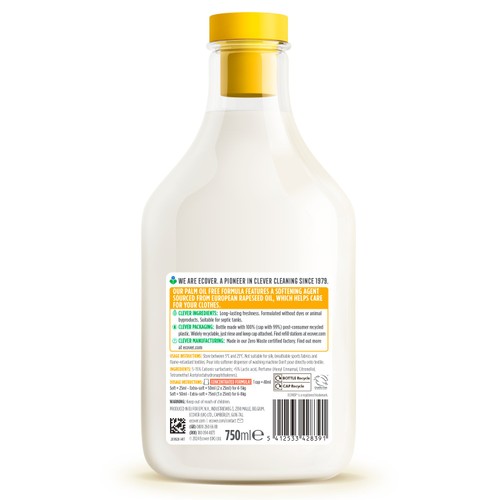 Ecover Concentrated Fabric Softener Gardenia & Vanilla 30 Washes thumbnail 2