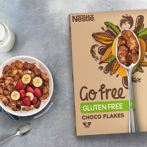Go Free Gluten Free Chocolate Cornflakes Breakfast Cereal thumbnail 3