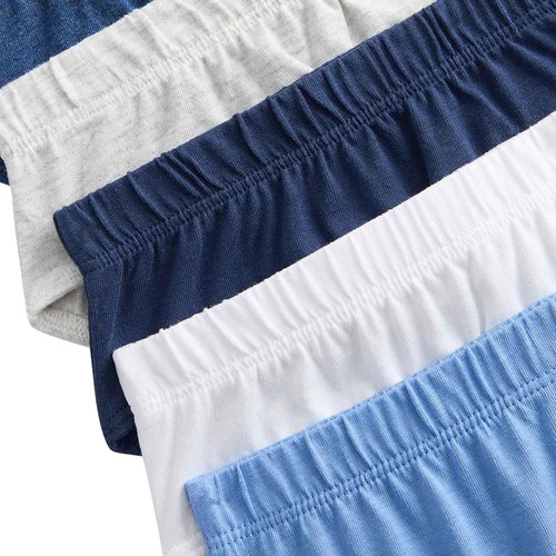 M&S Pure Cotton Briefs, 13-14 Years, Blue Mix thumbnail 2