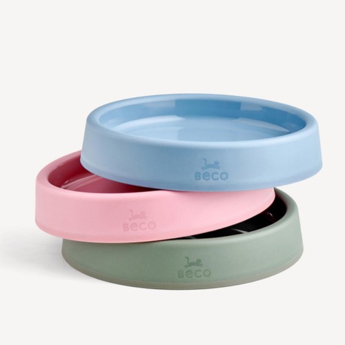 Beco Steady Cat Bowl Coastal Blue thumbnail 3