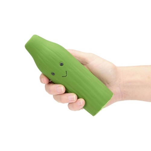 Petface Foodie Faces Cucumber Latex Dog Toy thumbnail 2