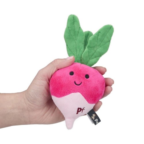 Petface Foodie Faces Radish Plush Dog Toy thumbnail 2