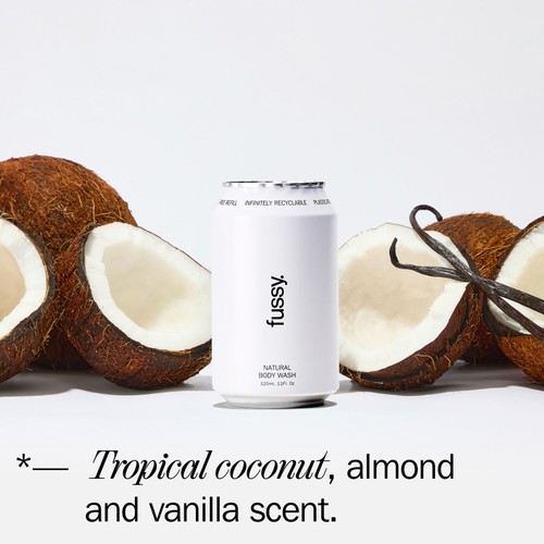 Fussy Refillable Natural Body Wash Coconut Milk thumbnail 3