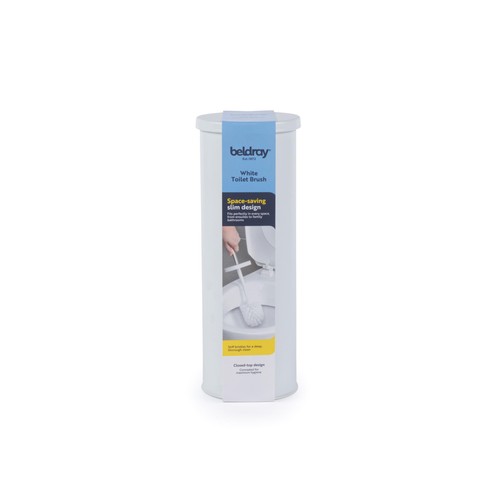 Beldray Round Metal Toilet Brush White thumbnail 4