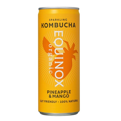 Equinox Organic Pineapple & Mango Kombucha