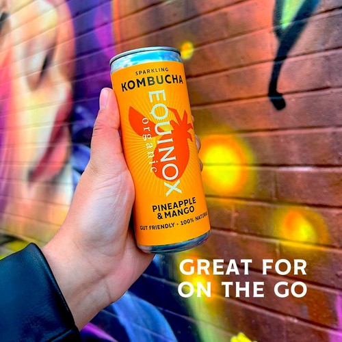 Equinox Organic Pineapple & Mango Kombucha thumbnail 7