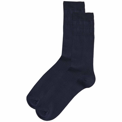 M&S Mens Gentle Grip Cool & Fresh Socks, 9-12, Navy