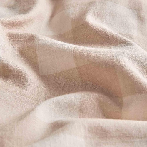 M&S Pure Cotton Gingham Bedding Set, Single, Natural Mix thumbnail 4
