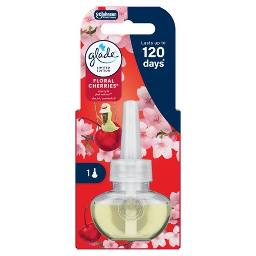 Glade Plug In Scented Oil Refill Floral Cherries thumbnail 2