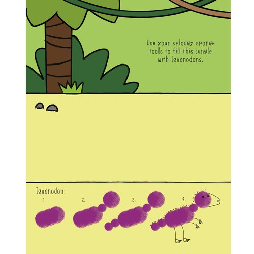 Dinosaur Sponge Art thumbnail 2