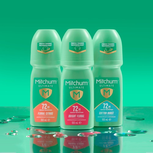 Mitchum Female Ultimate 72H Roll-On, Floral Citrus thumbnail 5