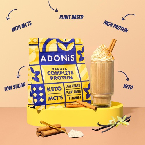 ADONiS Keto Protein Shake Vanilla thumbnail 3