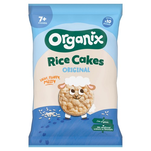 Organix Baby Rice Cakes Original 7+ Months, 40g