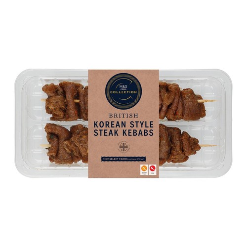 M&S Collection Master Grill Korean Silverside Kebabs