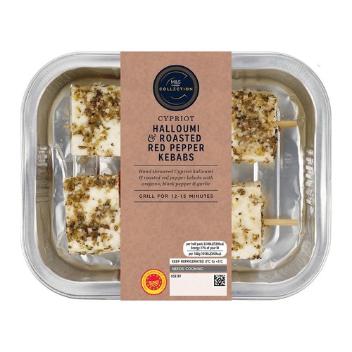 M&S Collection Master Grill Halloumi & Roasted Red Pepper Kebabs thumbnail 2