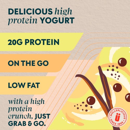Muller My Protein Vanilla Yogurt with Chocolate Balls thumbnail 3