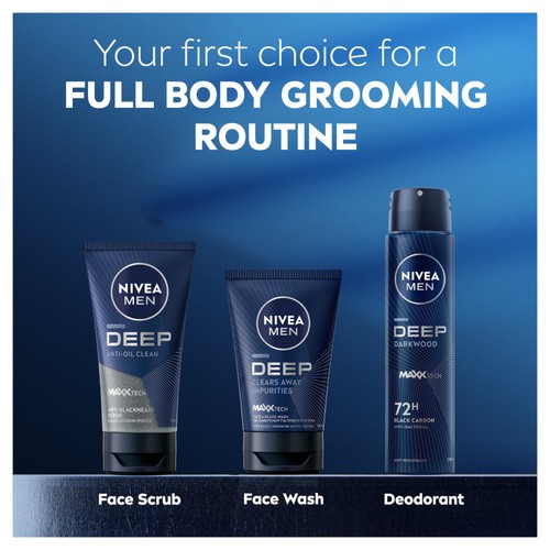 NIVEA MEN Deep Face & Beard Wash thumbnail 3